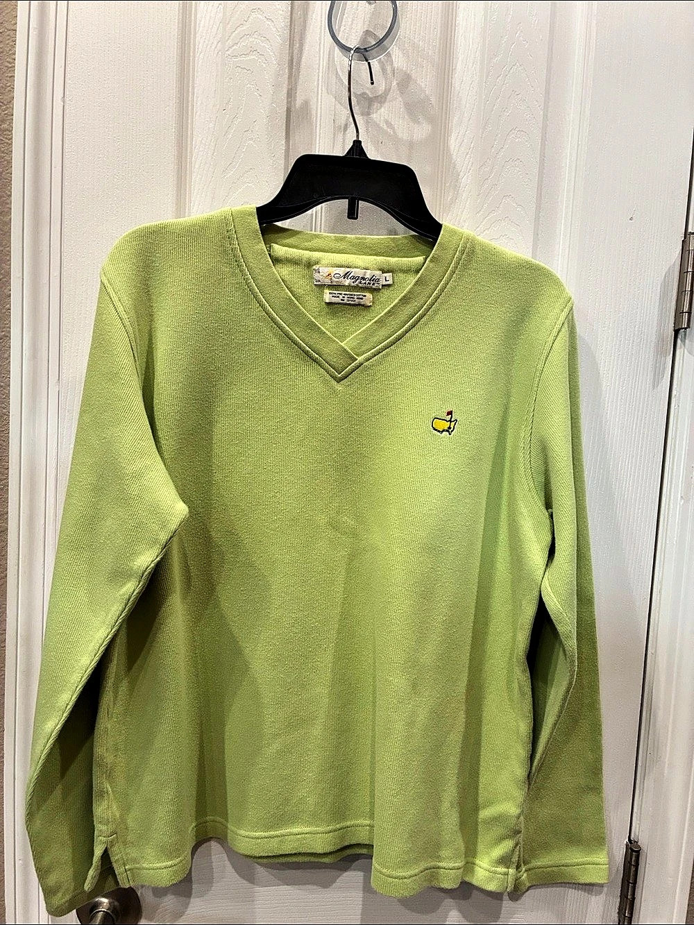 Magnolia Lane Masters Tournament Magnolia Lane V-Neck Pullover Sweater V-Neck
